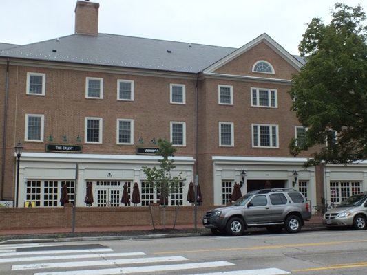 The city's new Comprehensive Plan increased the residential density downtown and also designates more land for mixed-use developments, like the Tribe Square building that combines retail and student housing on Richmond Road. (Photo by Amber Kennedy/WYDaily)
