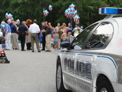A past National Night Out event in James City County. (Courtesy James City County)