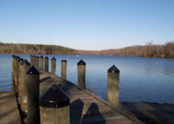 Diascund Reservoir Pier (Photo courtesy Newport News Waterworks)