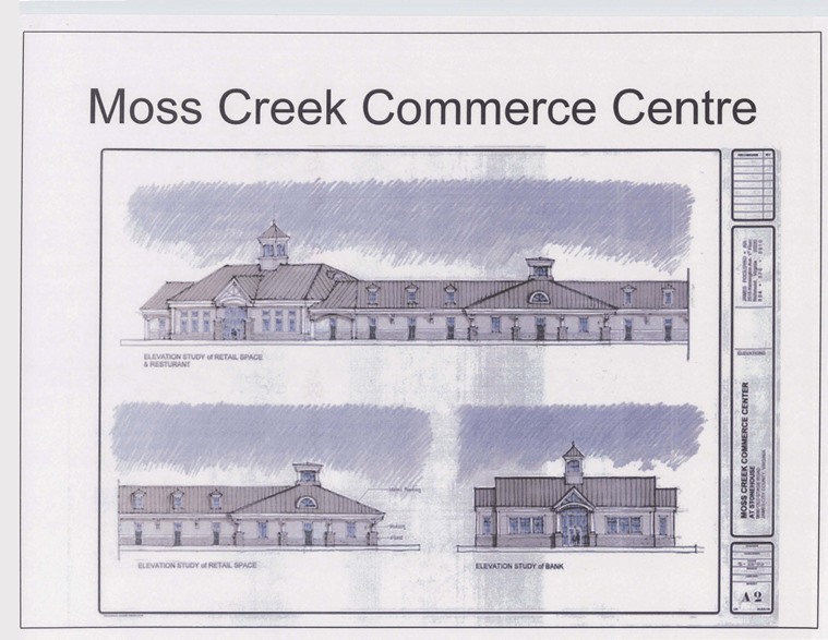 A rendering of the proposed Moss Creek Commerce Centre submitted for the Board of Supervisors' review in 2006.