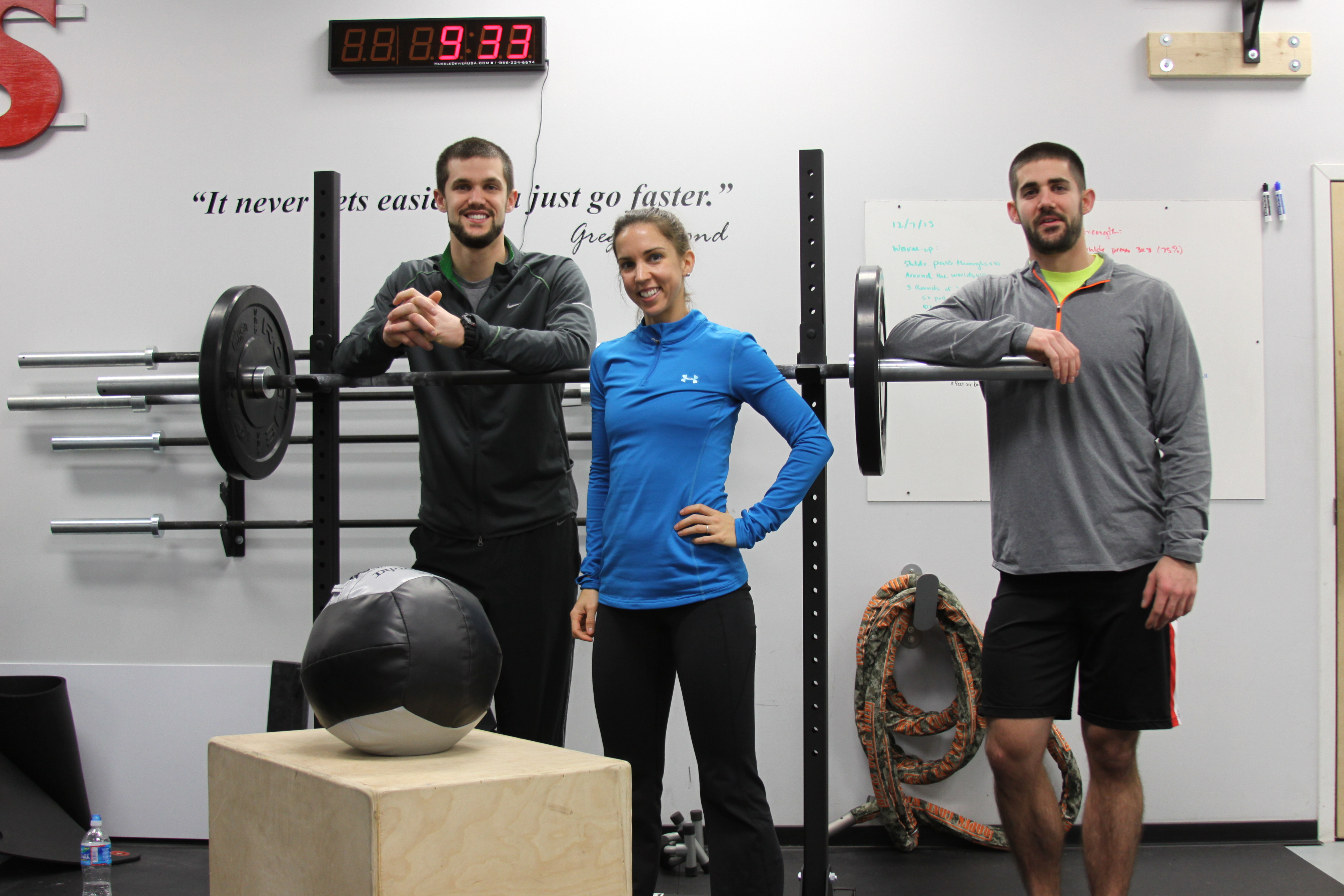Matt, Michelle and Garrett Midnight are teaching CrossFit out of their new business at Iron-Bound Gym. (Photo courtesy CrossFit 1607)