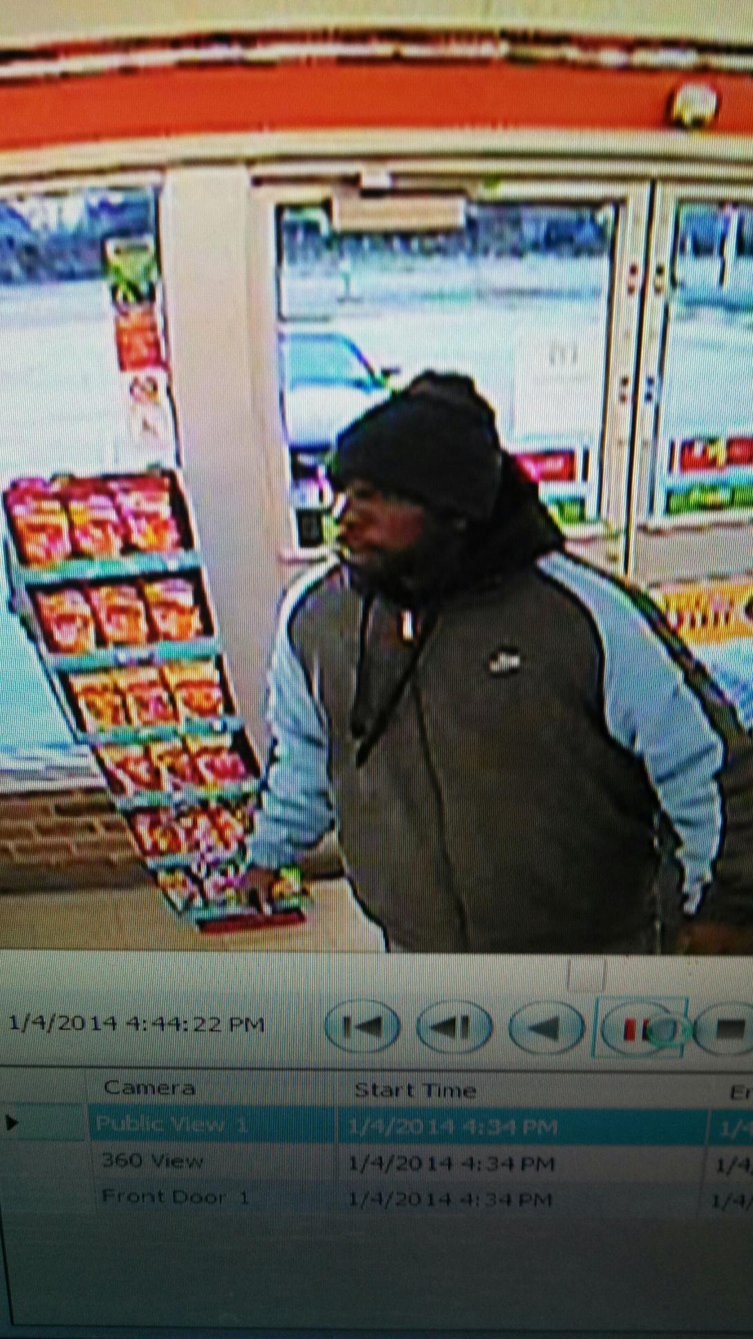 James City County Police are asking the public for help identifying the man in this image, which comes from surveillance video at the 7-Eleven. (Courtesy James City County Police)