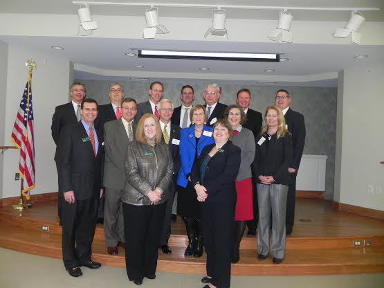 Front: Linda Wenger, Ginny Hartman, Second row: Rick Overy (Scholarship Chair), Steve Montgomery (Reunion Host), Ken Johnston, Kerry Mellette (Reunion Coordinator), Carolyn Rhodes, and Karen Coltrane. Back Row: Joe Harrow, Channing Hall, John Bacon, David Otey, Bruce Keener, David Busch, and Lee Scruggs (Submitted)