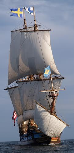 The recreation ship Kalmar Nyckel (Photo courtesy of York County)