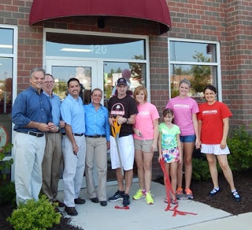 (L-R) James City County Assistant County Administrator Adam Kinsman, Roberts Supervisor John McGlennon, Jamestown Supervisor Kevin Onizuk, Chair Mary Jones and the Polowichak family (Submitted)