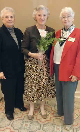 (L-R) Amy Kordek of the Membership Committee of the Woman's Club of Williamsburg, new member Meta Humphries and sponsor Joan Ortenzi (Submitted)