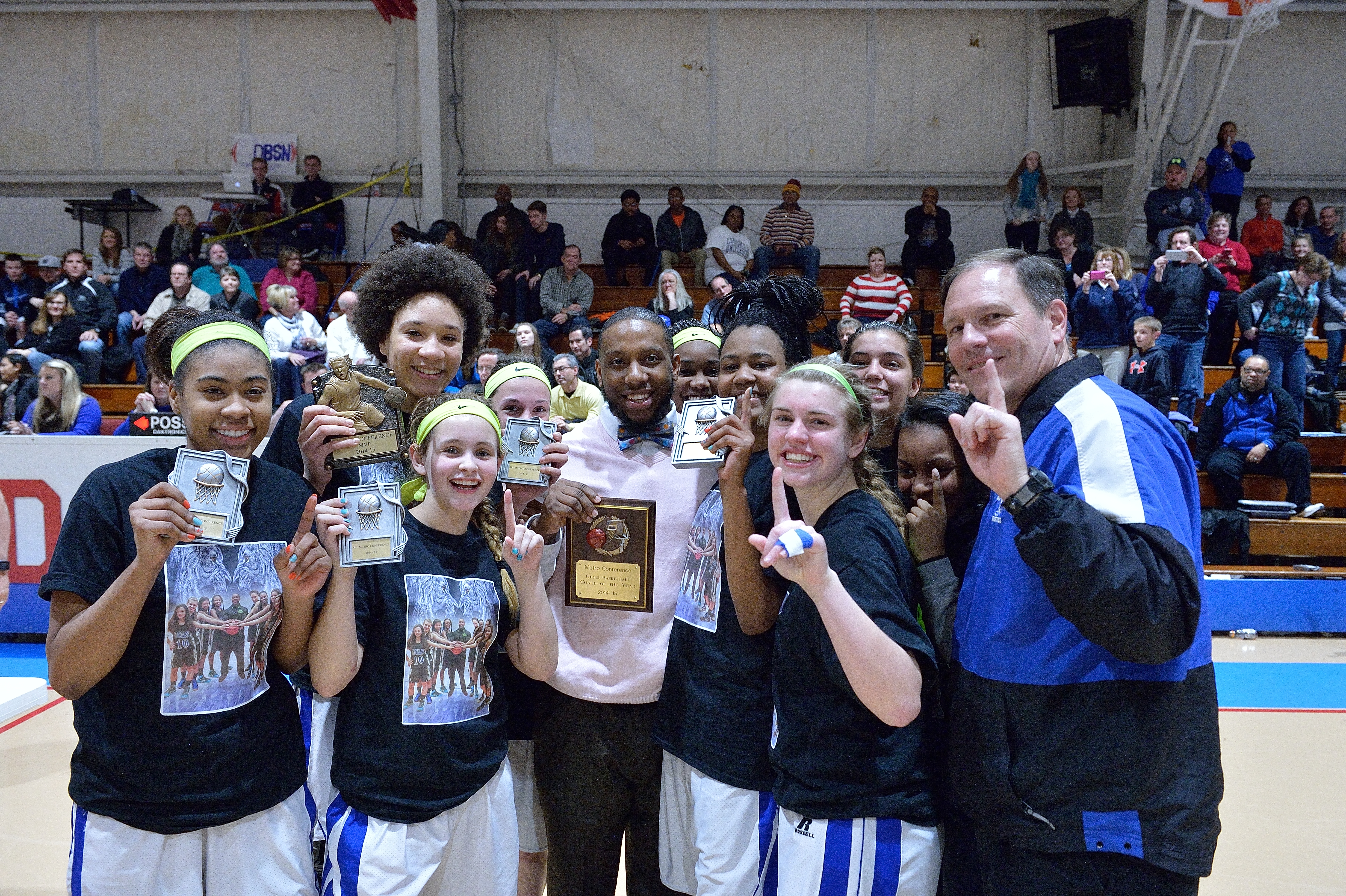 The Williamsburg Christian Academy team poses after winning their sixth straight Metro Conference championship. (Photo courtesy of Andy Jackson/Savand Action Photography)