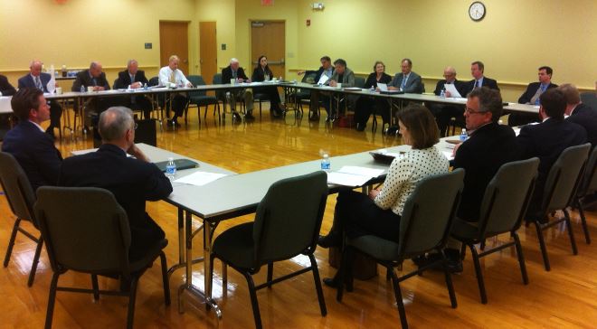 The Historic triangle's three Economic Development authorities met Monday night to discuss regional business cooperation efforts. (Ian Bricker/WYDaily)