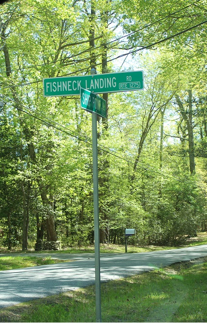 The Little Harbor waterfront neighborhood will be located near the intersection of Fishneck Landing and Ship Point roads. (Marie Albiges/WYDaily)