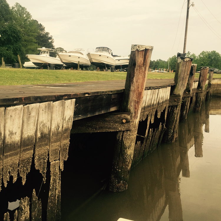 Rose shared this photograph of the deteriorating conditions of the marina. (Courtesy Steve Rose)