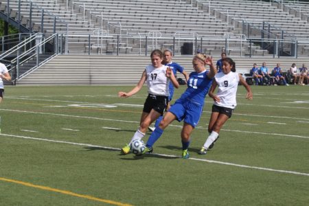 Madison Van Dyke scored a pair of goals for York. (file photo)