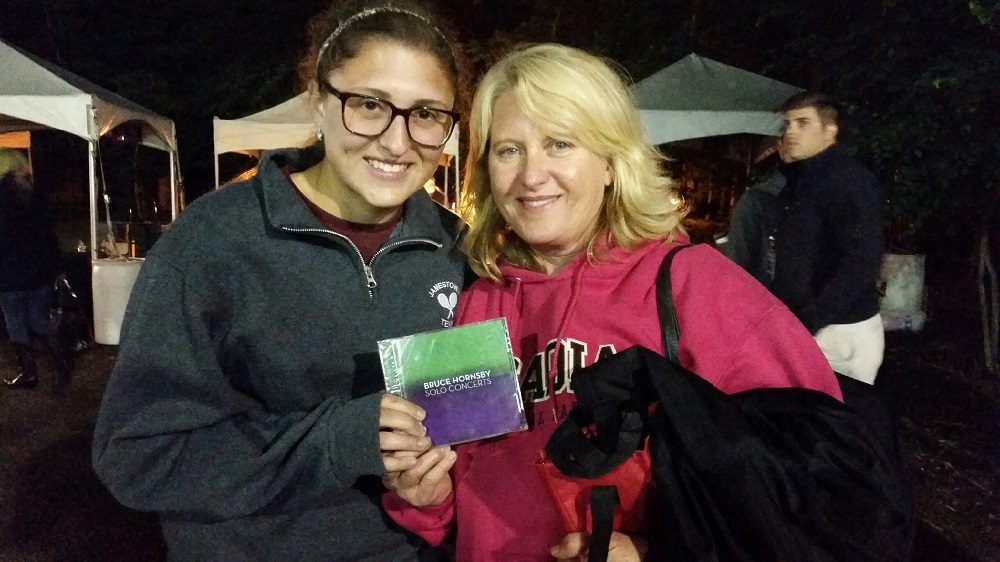 Anna and Laura Walter, of Williamsburg, enjoyed the Bruce Hornsby and Noisemakers concert Thursday. (Marie Albiges/WYDaily)