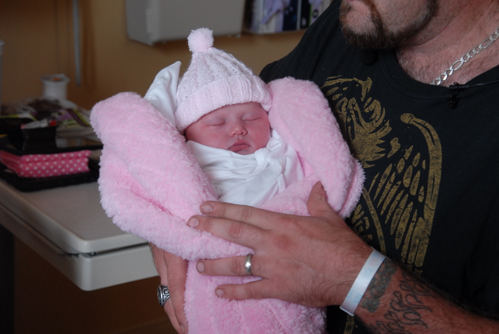 Emmaleigh Cline was born early Wednesday aboard the ferry ship "Williamsburg." (Gregory Connolly/WYDaily)