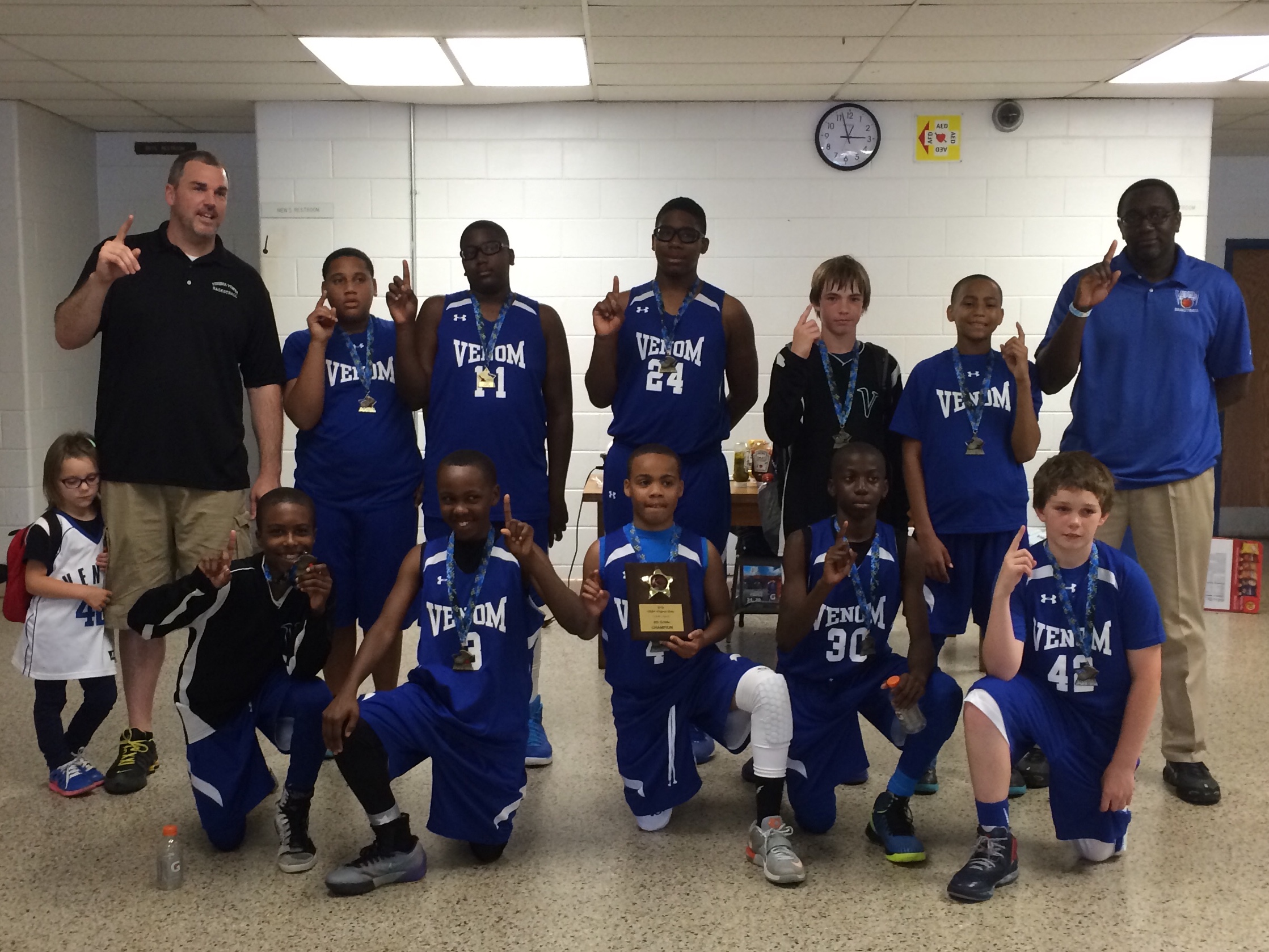 The Virginia Venom sixth grade boys basketball team will be competing at the national level in July. (Submitted photo)