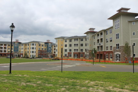 The first residential units at Quarterpath at Williamsburg came online in early July. (Ian Brickey/WYDaily)