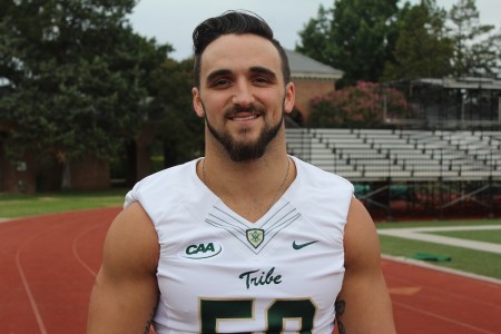 Luke Rhodes has aspirations of reaching the NFL and helping the Tribe win a conference title. (Ty Hodges/WYDaily)