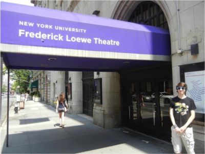 Walsingham Academy senior Dylan Bowman studied film this summer at New York University's Tisch School of the Arts. (Photo courtesy of Walsingham Academy)