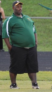 Kevin Brooks coached Bruton's offensive and defensive lines. (Photo courtesy Savand Action Photography)