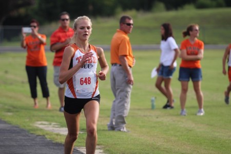 Tabb's Lindsey Blanks finished second in the Group 3A meet. (file photo)