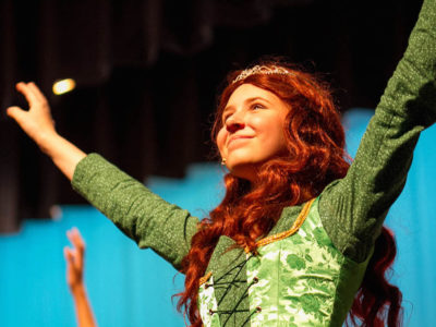 Centerstage Academy puts on four to five musical productions a year. Longtime student Jenna Stetina starred as Fiona in last April's production of Shrek the Musical. (Courtesy Centerstage Academy)