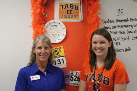 Robin Moon (left) and Erin Curry (right) are the new head coaches of Tabb's cross country team. (Ty Hodges/WYDaily)