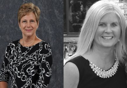 Belinda H. Willis (left) is the new foundation liaison for the York County School Division. Former liaison Peggy Myatt (right) is now the Director of Development and Community Relations for the Legal Aid Society of Eastern Virginia. (Courtesy of York Foundation for Public Education and the Legal Aid Society of Eastern Virginia)