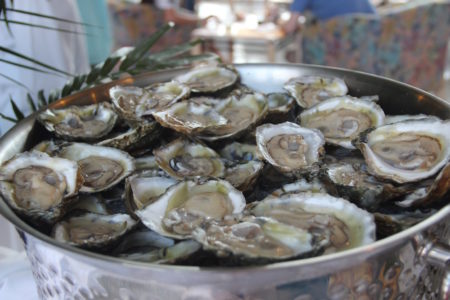 VIMS is combining classic Oktoberfest beer and bratwurst with delicious Virginia oysters for "Oystoberfest." (Courtesy VIMS)