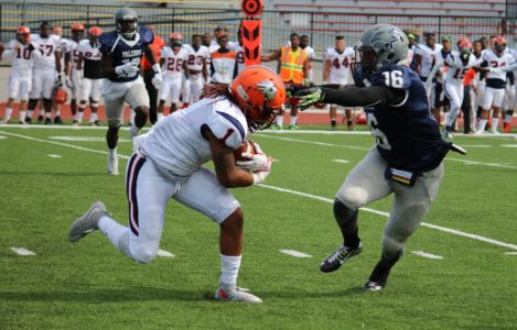 Kapri Doucet led Lackawanna College in tackles during the 2015 season. (Photo courtesy of Lackawanna College)