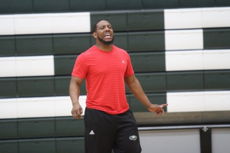 Donovan Bridgeforth gets extremely animated during practices and games. (Ty Hodges/WYDaily)