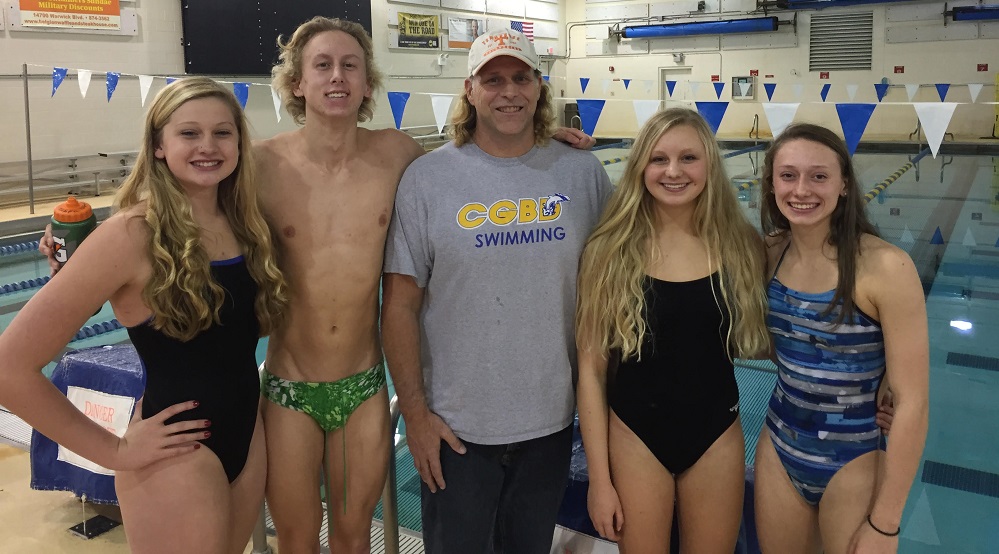 Coast Guard Blue Dolphins swimmers will travel to Georgia Tech for the Speedo Indoor Winter Championships. (Photo courtesy of Coast Guard Blue Dolphins)