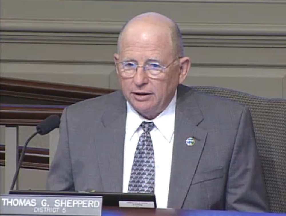 Chairman Tom Shepperd (District 5) said he wanted to make sure York County's new food truck policy did not have unintended consequences for ice cream trucks. (York County)