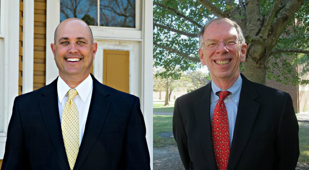 Michael Hipple (Powhatan) and John McGlennon (Roberts) will serve as chairman and vice-chairman on the JCC Board of Supervisors in 2016.