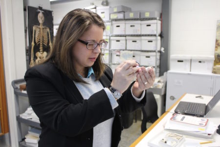 Lauren McMillan has spent the past month at Historic Jamestowne as a research fellow investigating colonial Jamestown's trade network. (Elizabeth Hornsby/WYDaily)