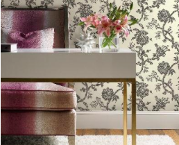 The new Trend Meets Tradition line of wallpaper includes 16 new prints. (Courtesy Colonial Williamsburg Foundation)