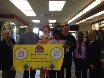 Wanda Cooper was named the Baltimore/Washington D.C. area's McDonalds Crew Member of the Year. (Submitted)