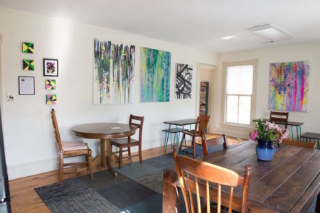 Local artist Kelly Seeber's work is on display and available for purchase at Work Nimbly now through March. (Courtesy Work Nimbly LLC)