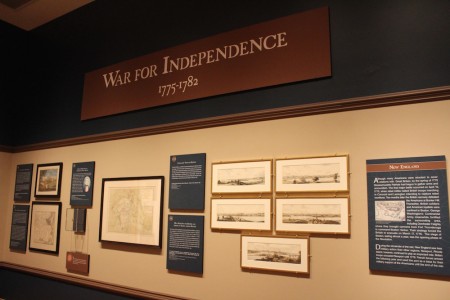 The new exhibit features not only maps but also paintings, medals and military equipment, political cartoons and home goods. (Elizabeth Hornsby/WYDaily)