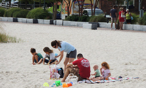 The Yorktown Beach picnic area reopens for the season Monday. (Image courtesy of York County)