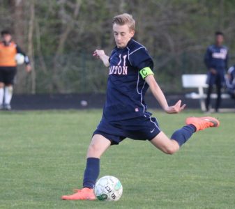 Patrick Garber logged a hat trick for Grafton. (file photo)