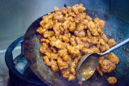 Four years after opening its first restaurant in 1983 in Glendale, California, Panda Express' signature dish Orange Chicken was developed. (Photo courtesy Panda Express)