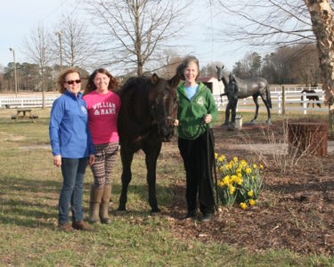 The staff and cvolunteer winning team, “Team Blackie’s Babes.” (Courtesy Dream Catchers)