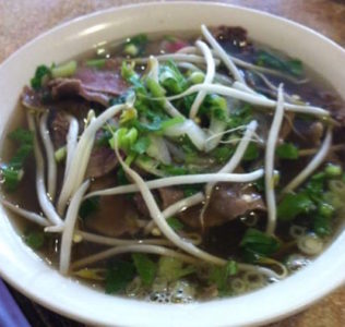 A bowl of Vietnamese noodle soup from Pho 79. (Elizabeth Hornsby/WYDaily)