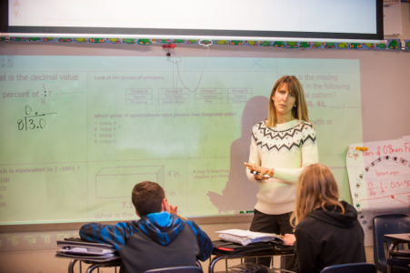 Yorktown Middle School math teacher Elizabeth O'Brien was named the Teacher of the Year for the York County School Division. (Photo courtesy YCSD)
