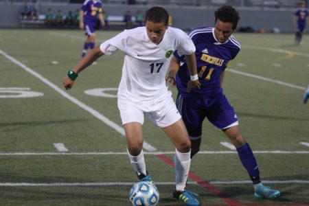 Ethan McGee scored a goal for Jamestown. (file photo)