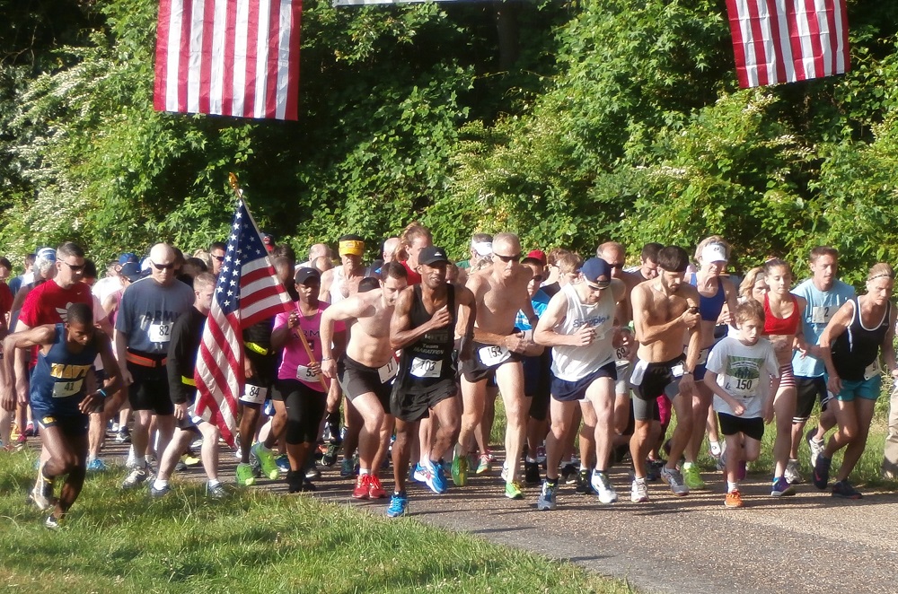 The Yorktown Independence Day 8K and 5K Walk Run will be on July 4 and loop through the roads and trails of the Yorktown Battlefield. (Photo courtesy of the Rotary Club)