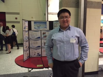 Tabb High School senior recently won the grand prize at the Tidewater Science and Engineering Fair and will be traveling to the Intel International Science and Engineering Fair in Phoenix, Arizona, this week. (Photo courtesy Angela Seiders)