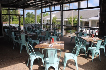 Craft 31's indoor/outdoor dining room can be converted into an open-air or enclosed space as weather demands (Elizabeth Hornsby/WYDaily)