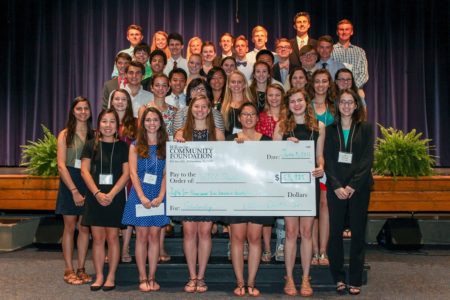 Forty-six students received scholarships from the Williamsburg Community Foundation's WJCC Scholarship Fund during a receptionJune 5, 2016. (Photo courtesy of Williamsburg Community Foundation)