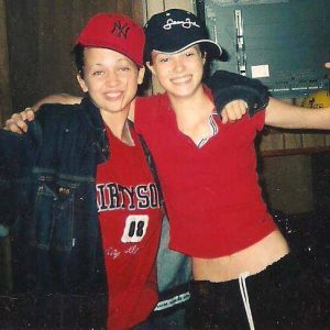From left to right: Brittany Binger and Leslie Chambers, both 16, pose for a picture in October 2004. Binger was found raped and murdered about three months later on Jan. 2, 2005.