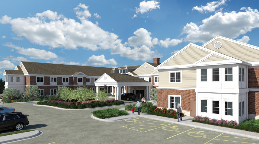 Edgeworth Park at New Town (Rendering courtesy of Life Care Services.)